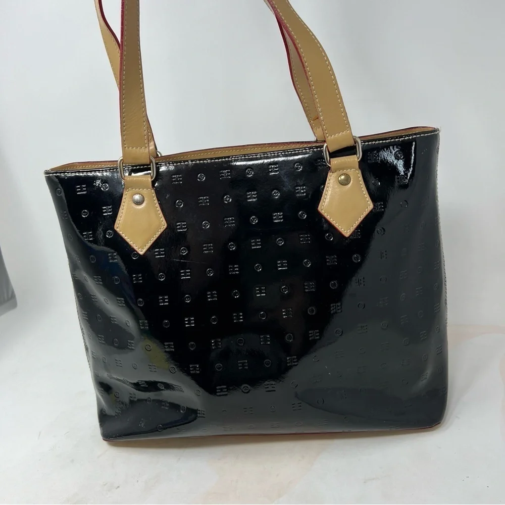 Arcadia Patent Leather Tote Bag